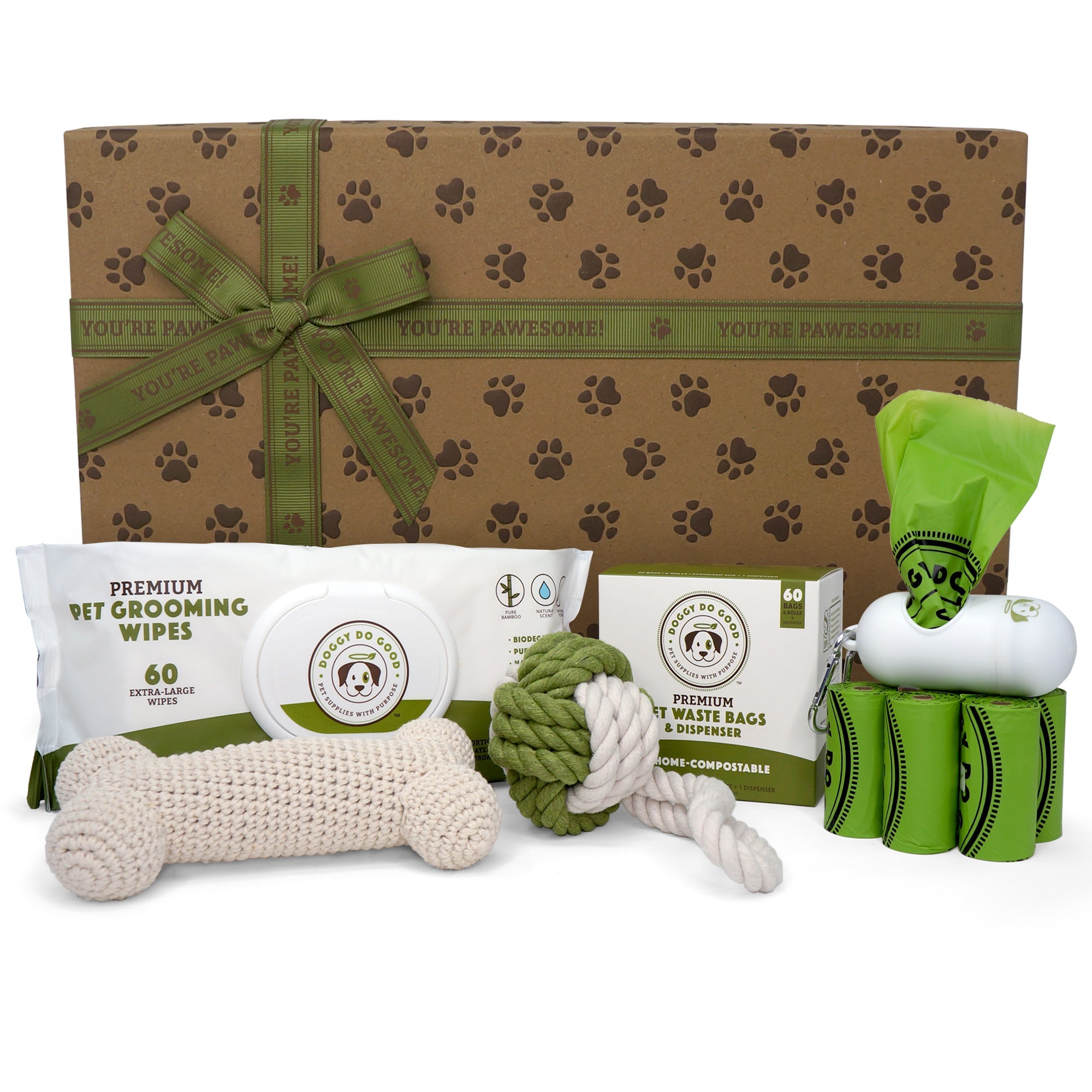 Eco-Friendly Dog Essentials Gift Box