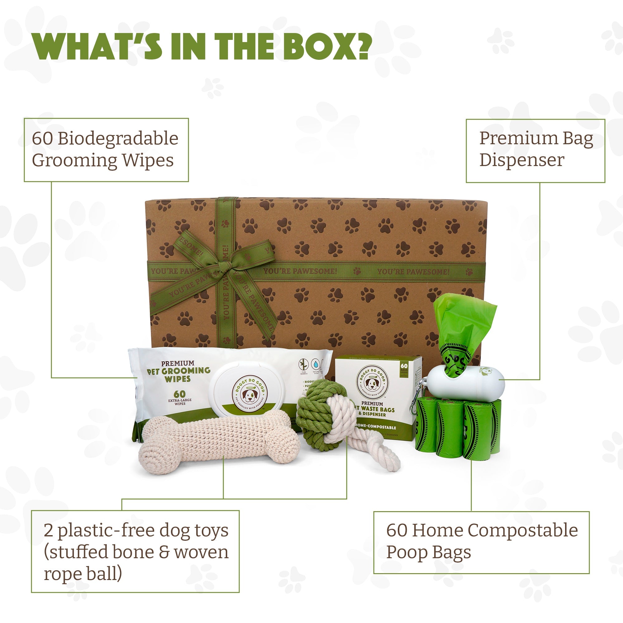 Eco-Friendly Dog Essentials Gift Box